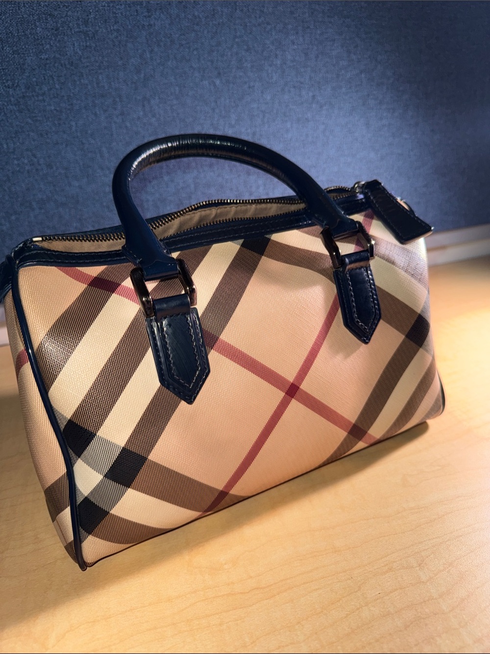 Burberry Nova Check Canvas Boston